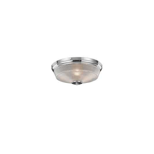 Evie 340mm Flush Fitting IP44 in Chrome