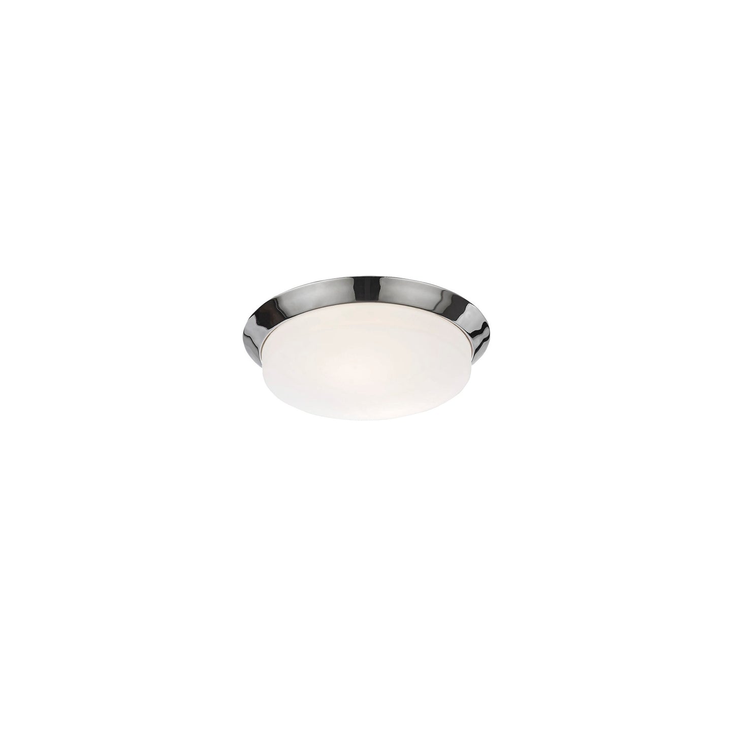 330mm Bathroom Flush Mount IP44 in Chrome