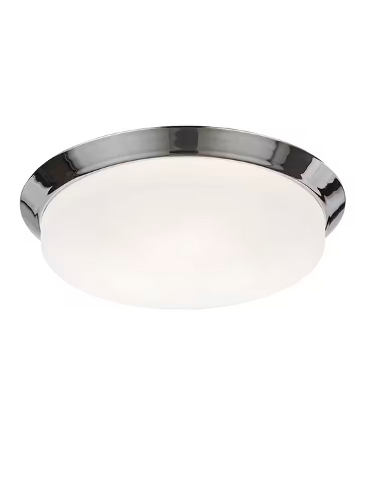 390mm Bathroom Flush Fitting IP44 in Chrome