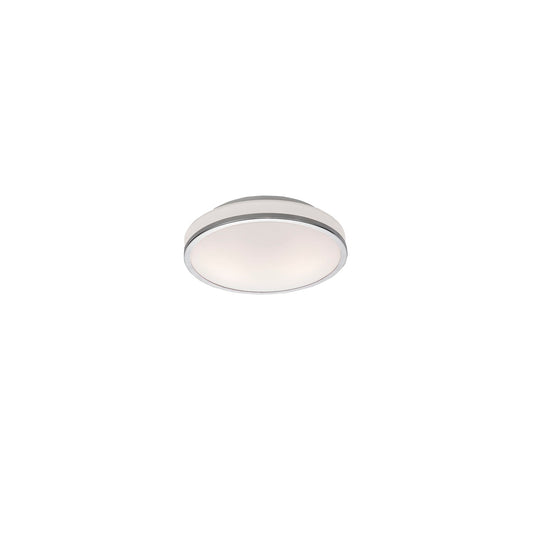 280mm Bathroom Flush Mount IP44 in Chrome