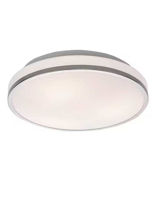 340mm Bathroom Flush Fitting IP44 in Chrome
