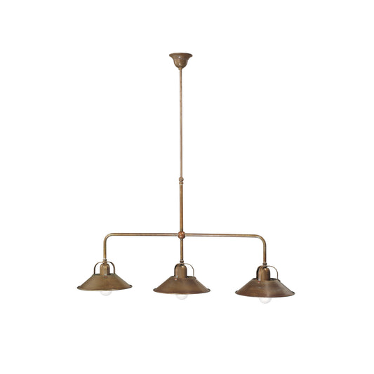 Cascina 3-Light Pendant in Antique Brass