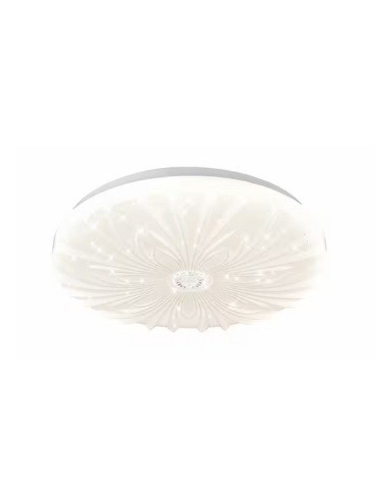 LED Polycarbonate Ceiling Fitting IP44 in Chrome