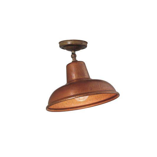 Contrada Ceiling Light in Brass and Copper