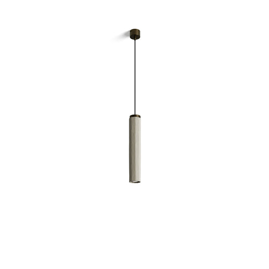 Dune Pendant in Dark Brass