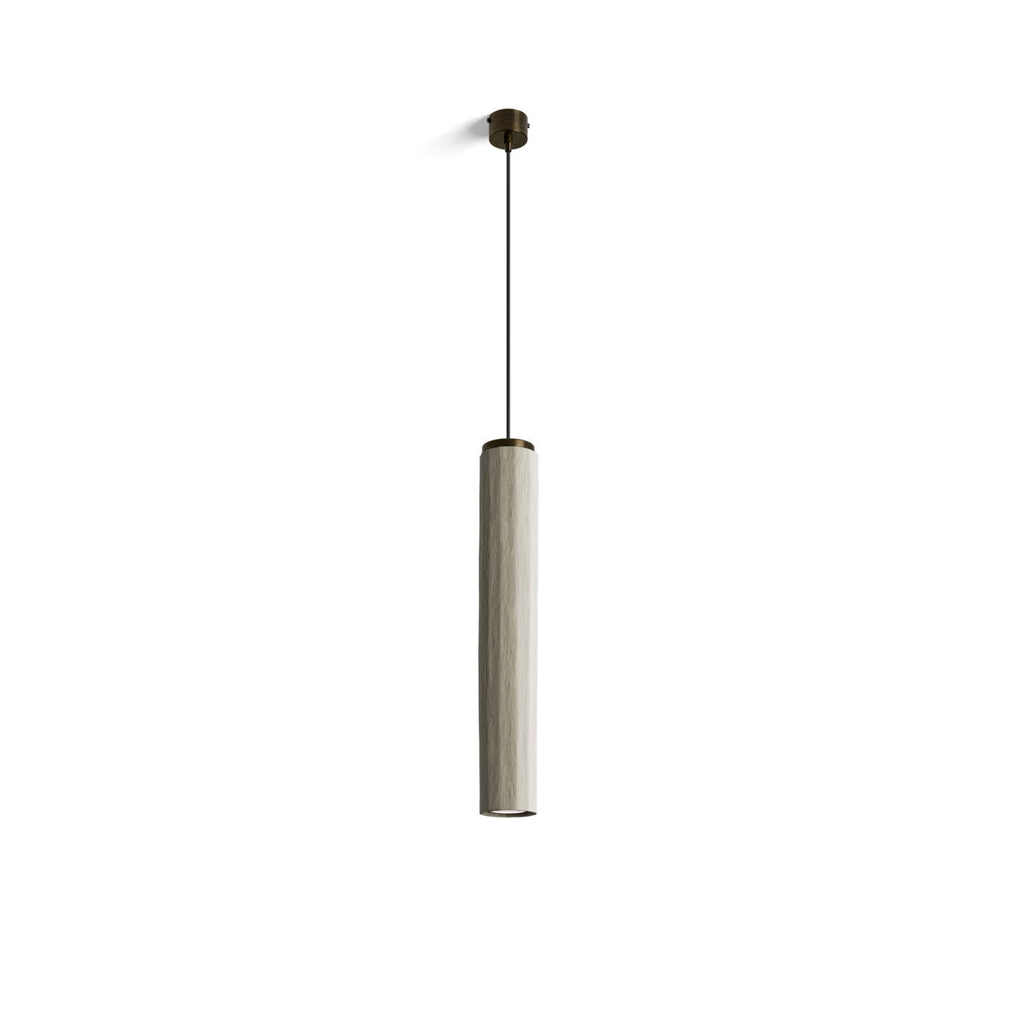 Dune Pendant in Dark Brass