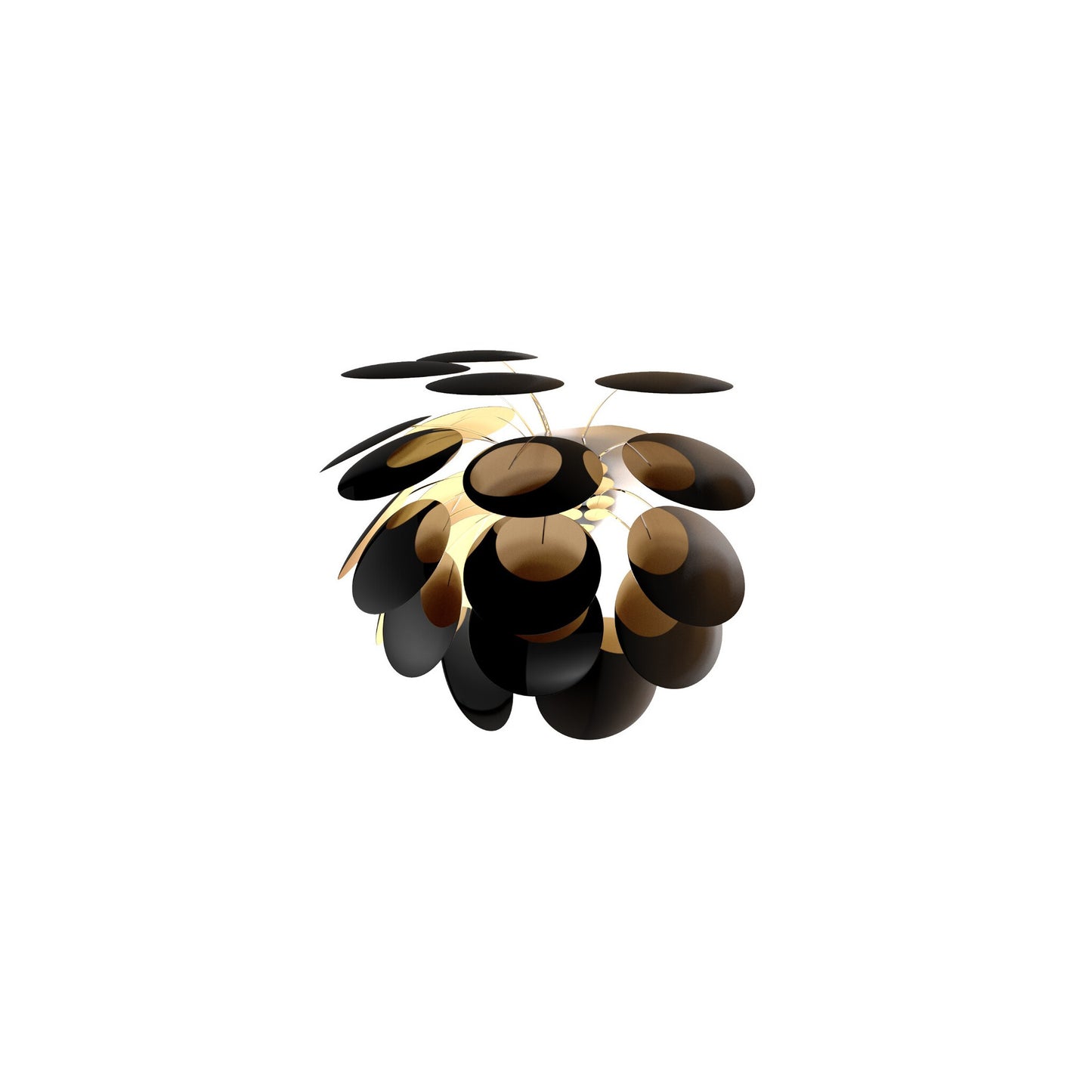Discoco A Wall Lamp with Opaque Discs