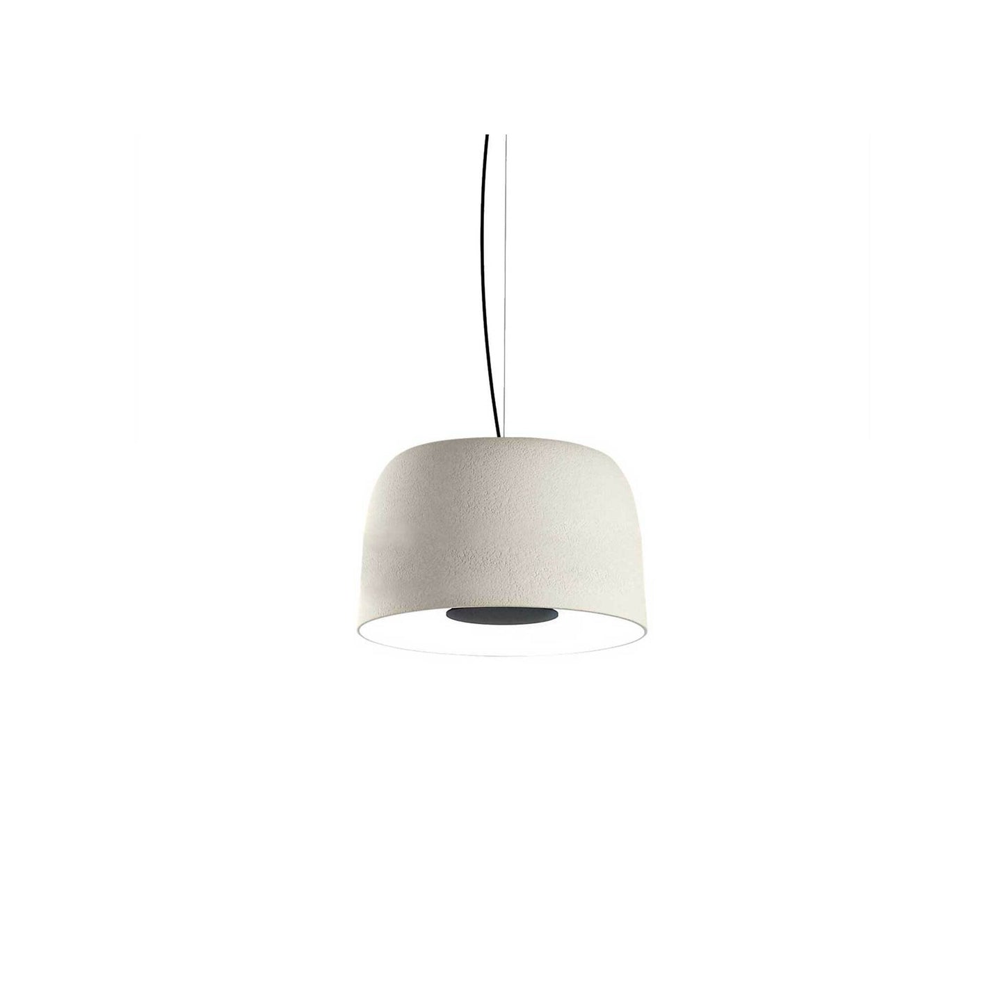 Djembe 42.28 Stone Textured LED Pendant with Polyethylene Shade