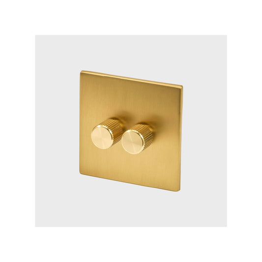 Double Rotary Wall Dimmer