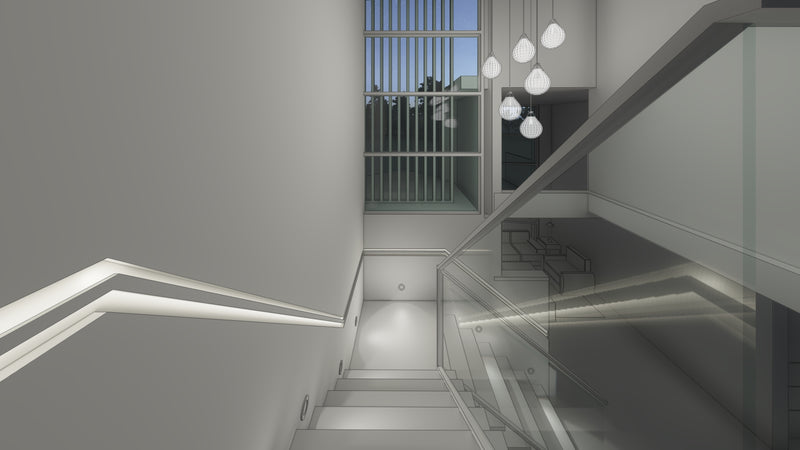 Dramatic statement staircase
