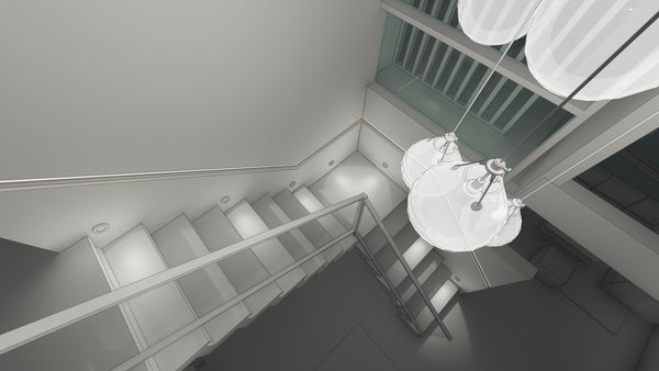 Dramatic statement staircase