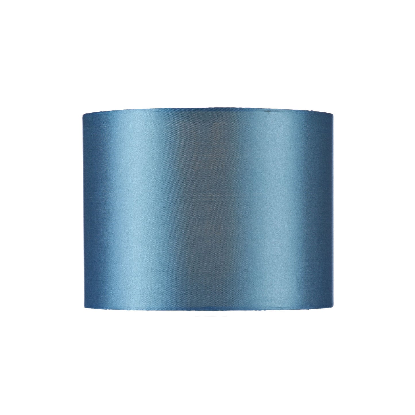 Elsa Faux Silk Drum Shade in Blue