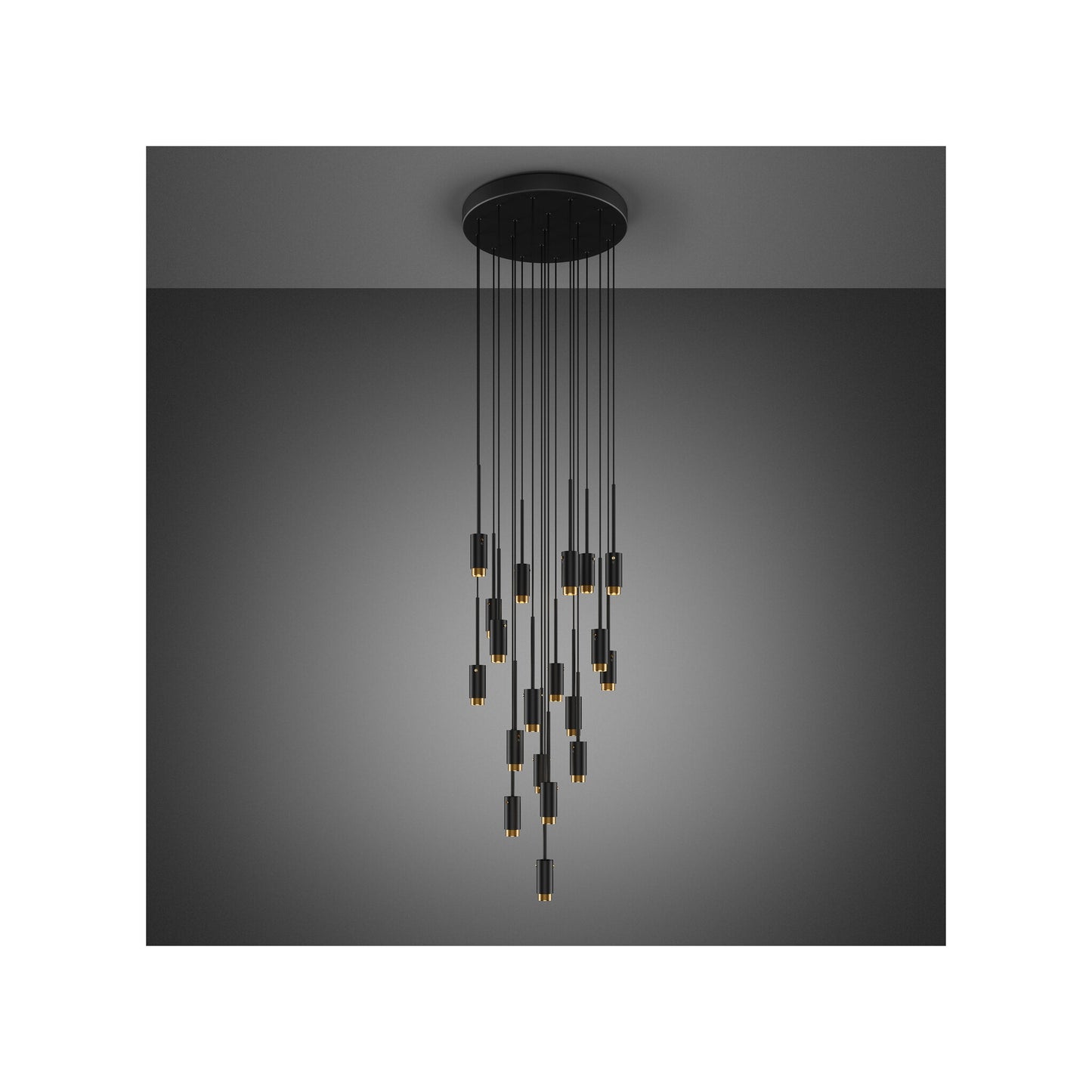Exhaust 19-Light CASCADE Surface Pendant