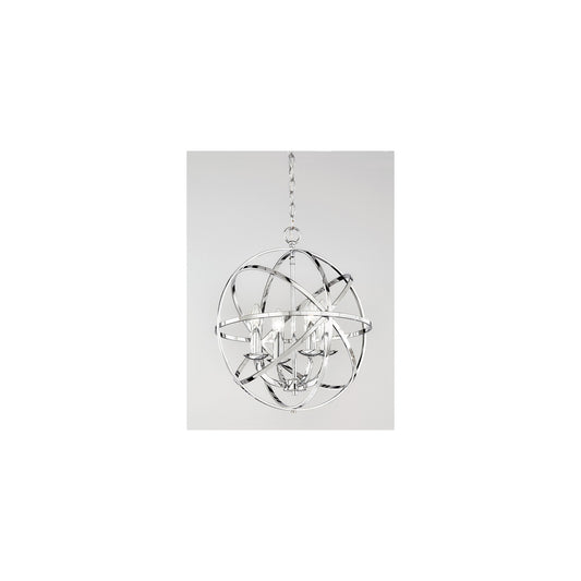 Timeless 4-Light Pendant in Modern Chrome