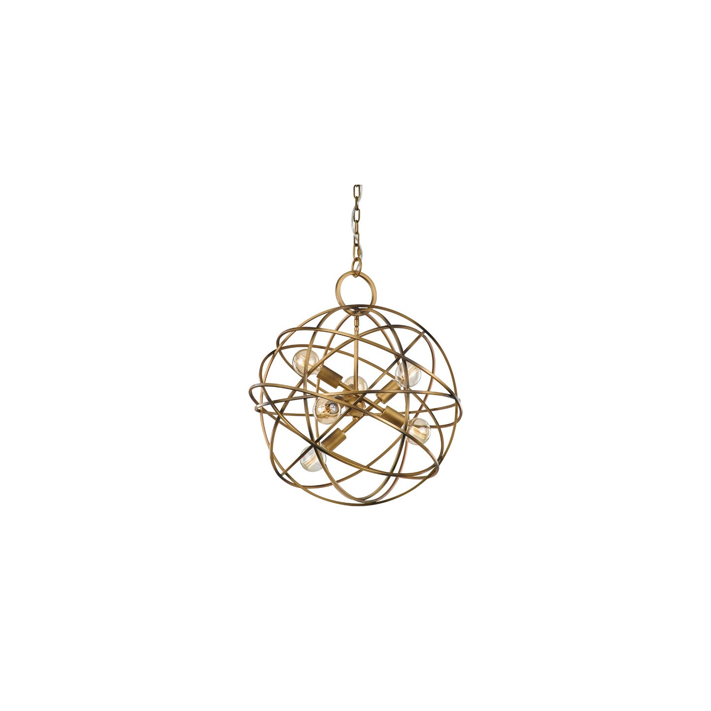 Comet 6-Light Pendant in Matt Black