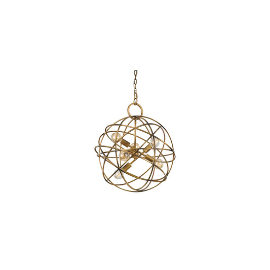 Comet 6-Light Pendant in Matt Black