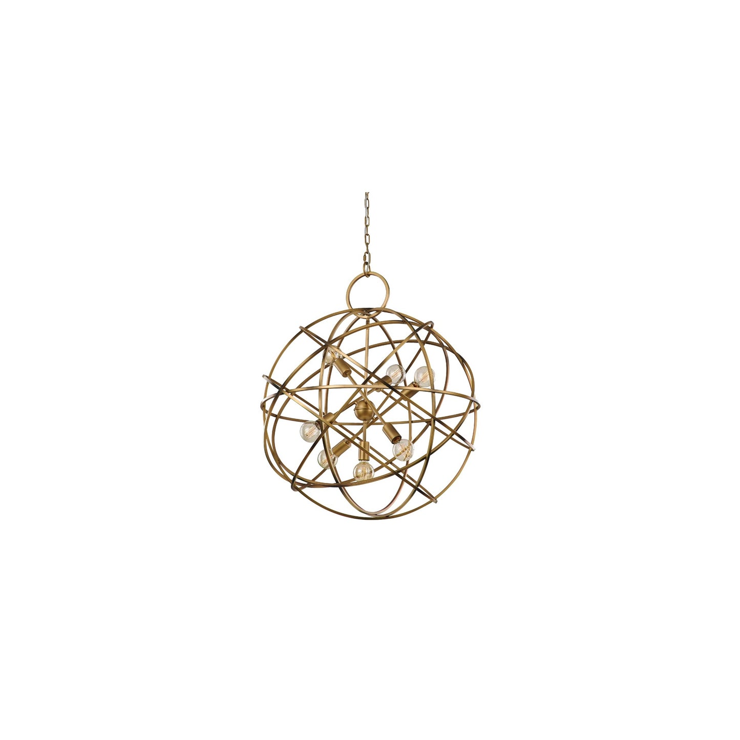 Comet 7-Light Pendant in Matt Black