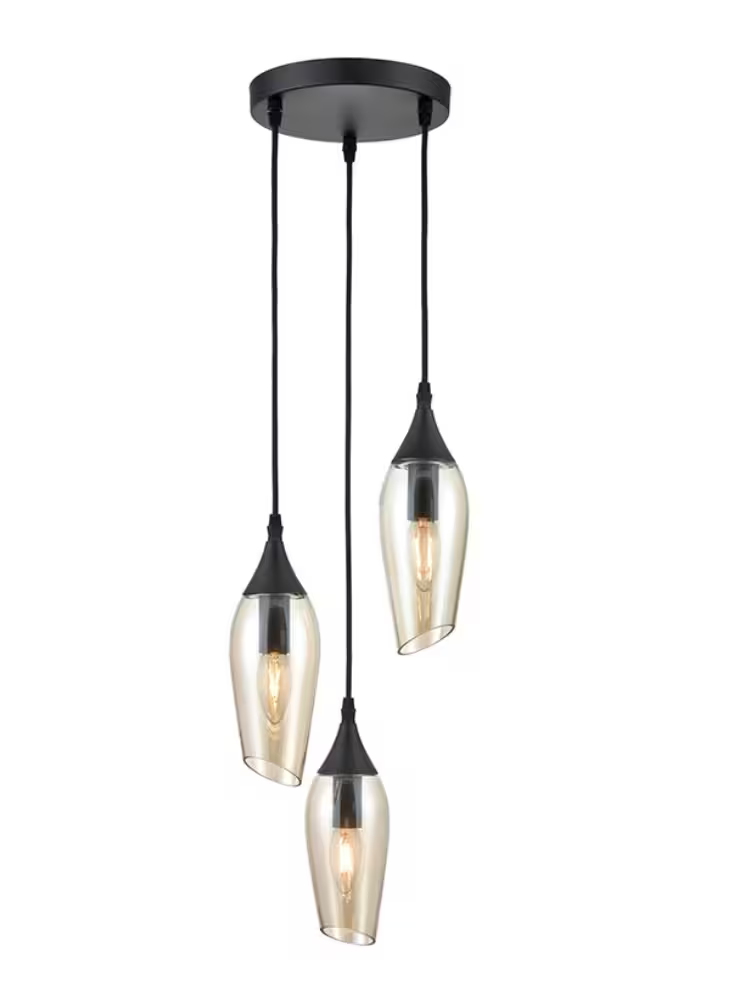Fade 3-Light Spreader Pendant