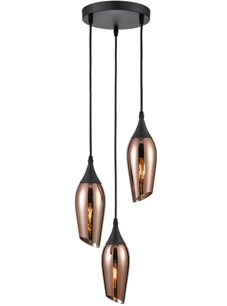Fade 3-Light Spreader Pendant