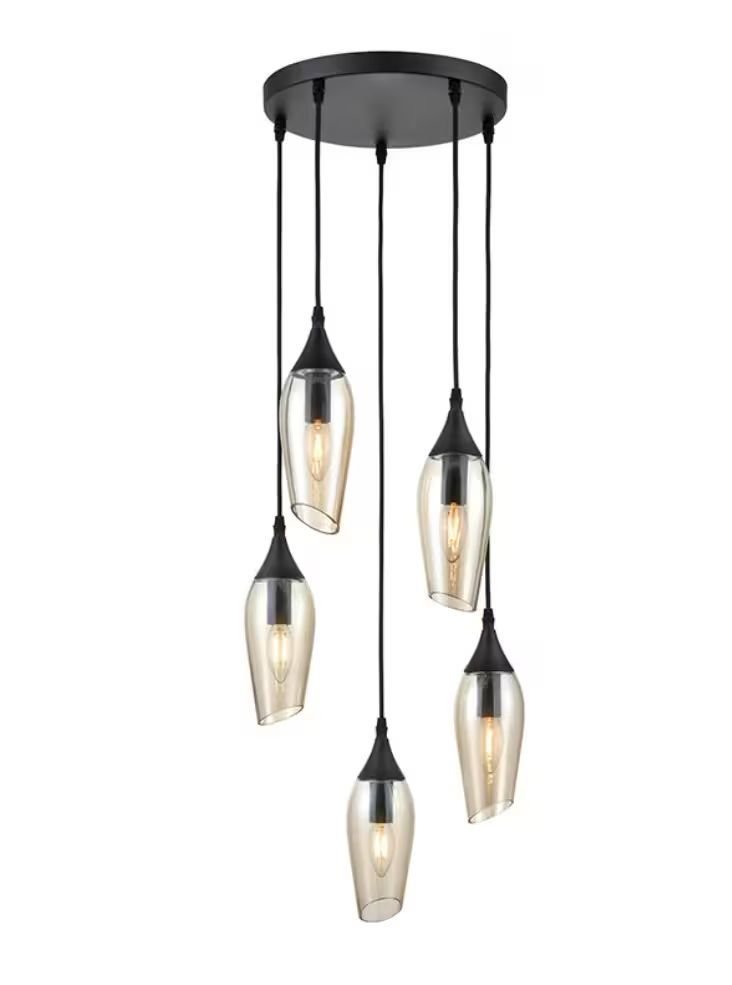 Fade 5-Light Spreader Pendant