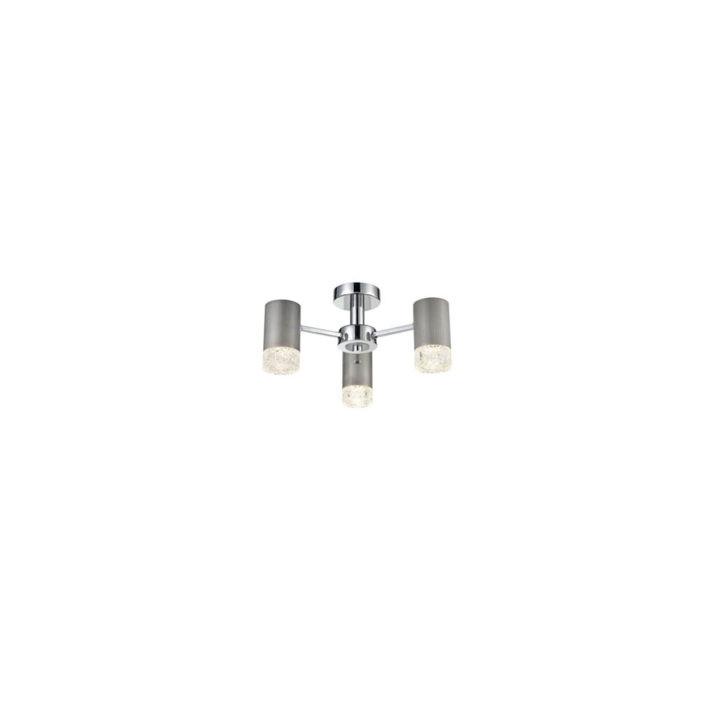 Allure 3 Ceiling Light with Decorative Glass