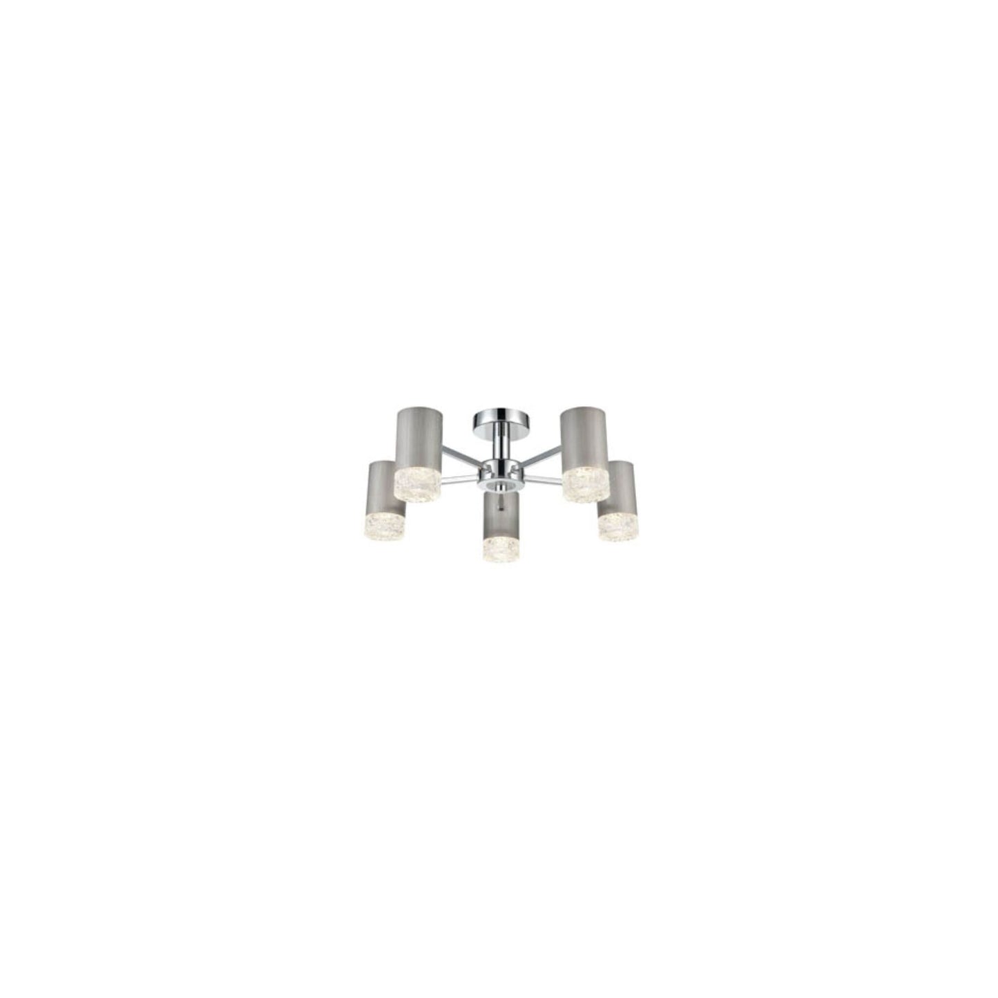 Allure 5 Ceiling Light with Decorative Glass