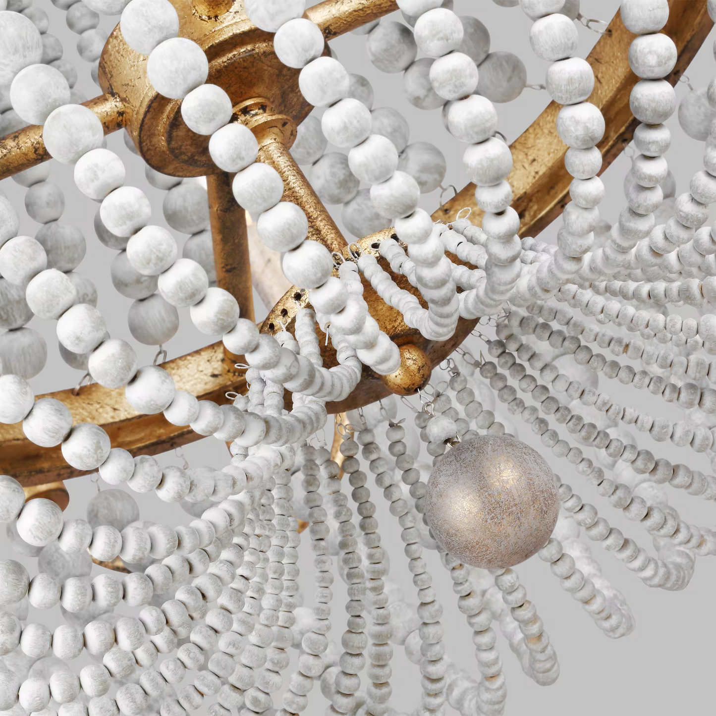 Marielle Medium Chandelier in Antique Gold