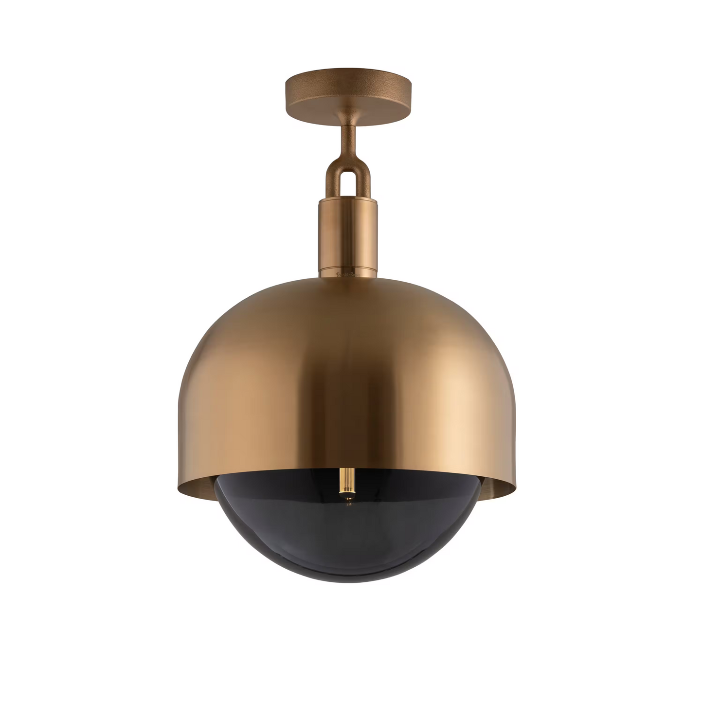 Forked Globe Shade Ceiling Light