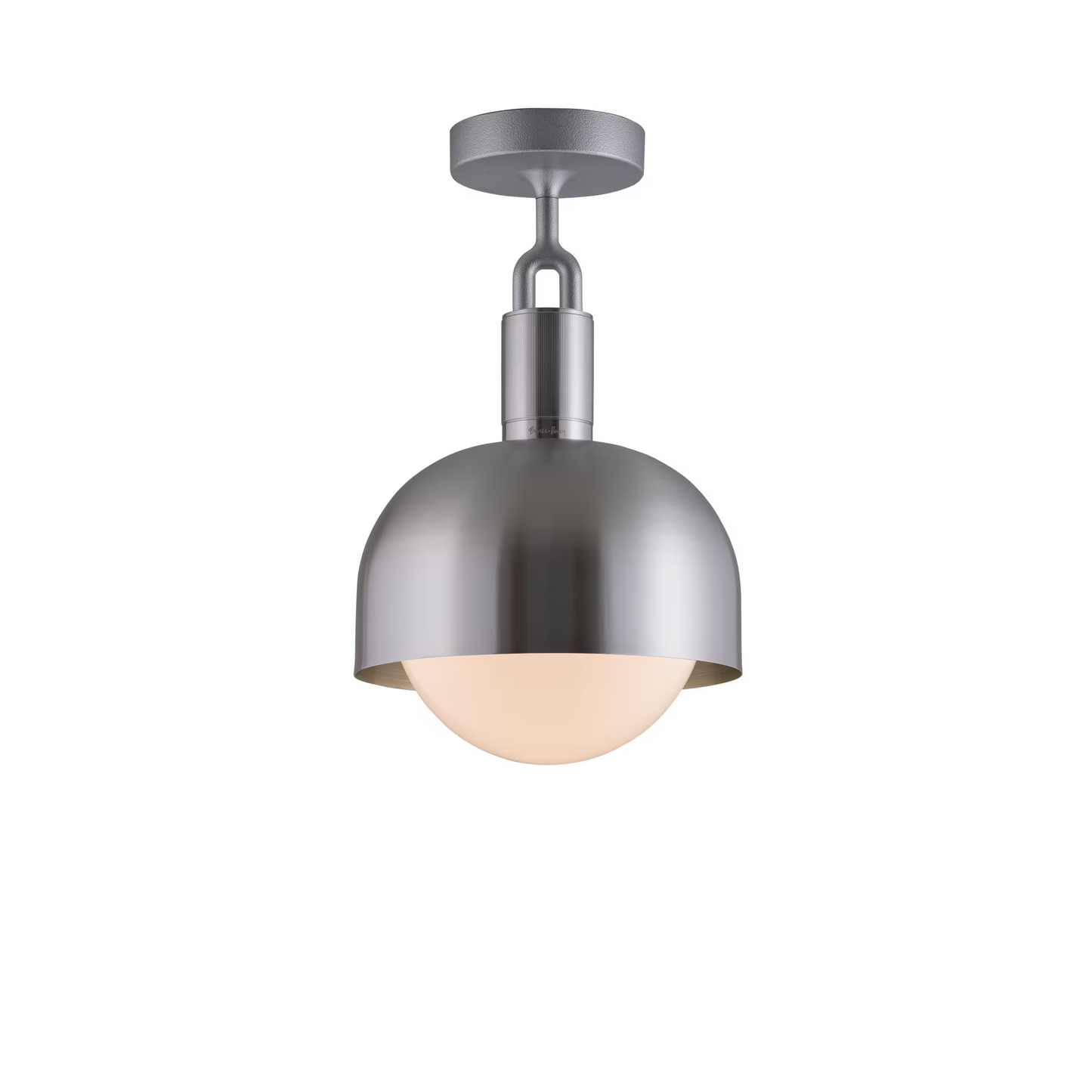 Forked Globe Shade Ceiling Light