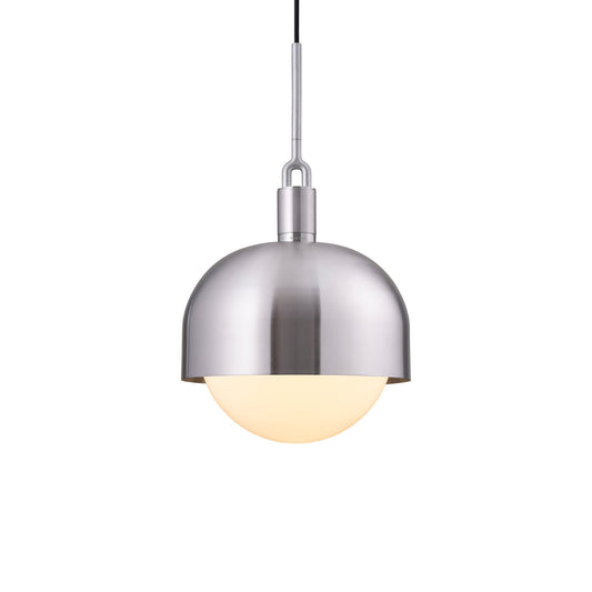 Forked Shade Pendant with Glass