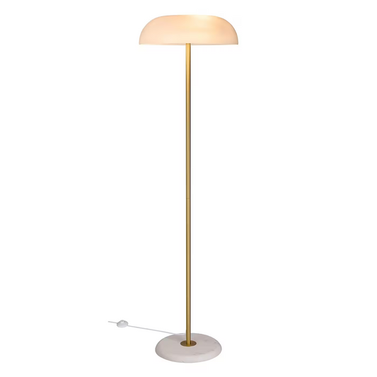 Glossy Floor Lamp in White