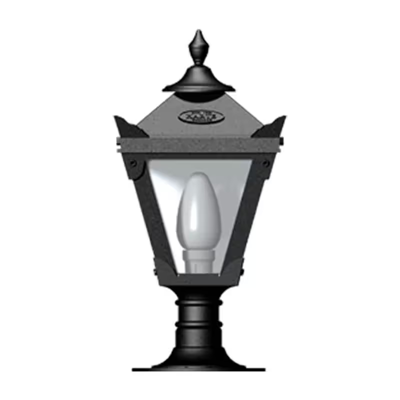 Victorian Traditional Cast Iron Pier Light For Flat Pier Caps 0.4M