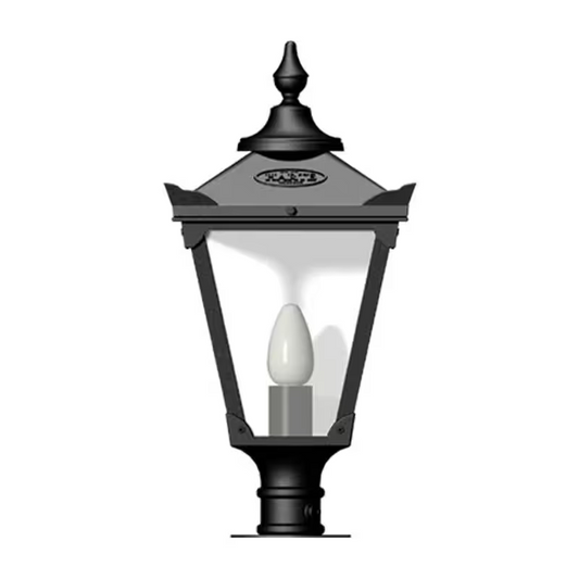 Victorian Traditional Cast Iron Pier Light For Narrow Pier Caps 0.6M