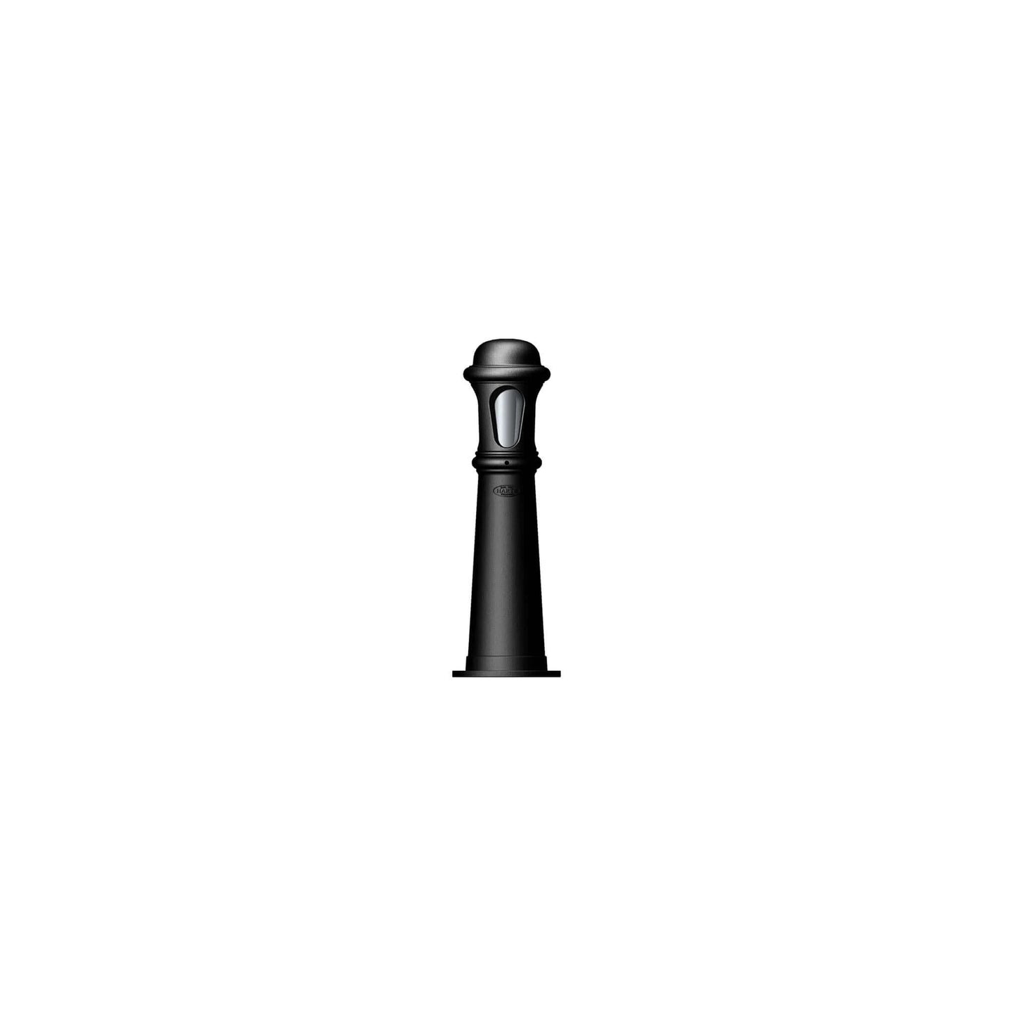 Decorative bollard light in cast iron