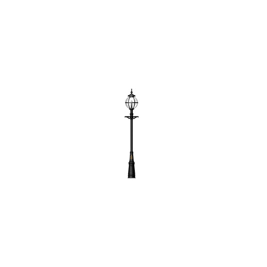 Victorian globe lamp post in cast iron 3.6m