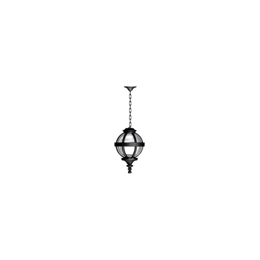 Victorian globe hanging light with chain 0.35m