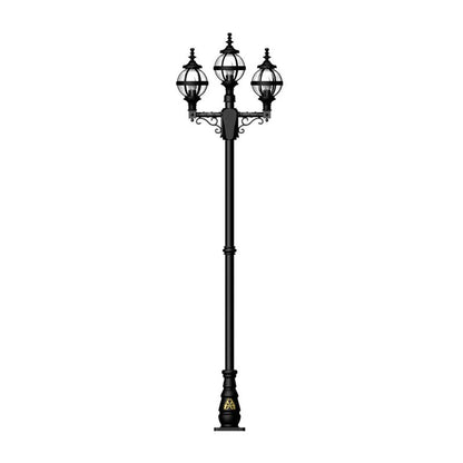 Harte Heritage Triple-Head Lamppost