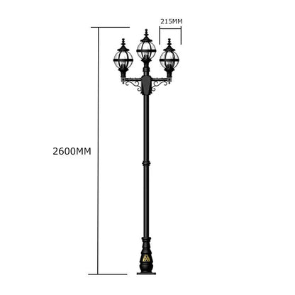 Harte Heritage Triple-Head Lamppost