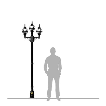 Harte Heritage Triple-Head Lamppost