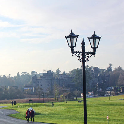 Victorian Style Large Double Headed Lamp Post 3.3M