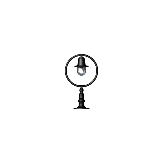 Classic railway style pier light for flat pier caps 0.59m
