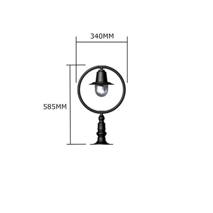 Harte Station Master Outdoor Post Light