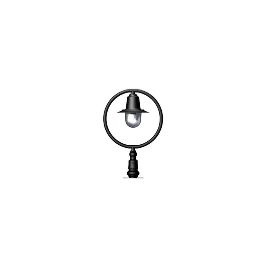 Classic railway style pier light for narrow pier caps 0.52m