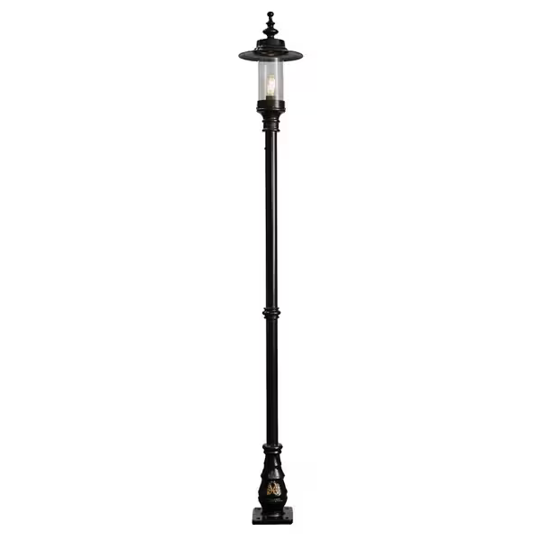 Georgian Style Lamp Post In Cast Iron And Steel 2.55M