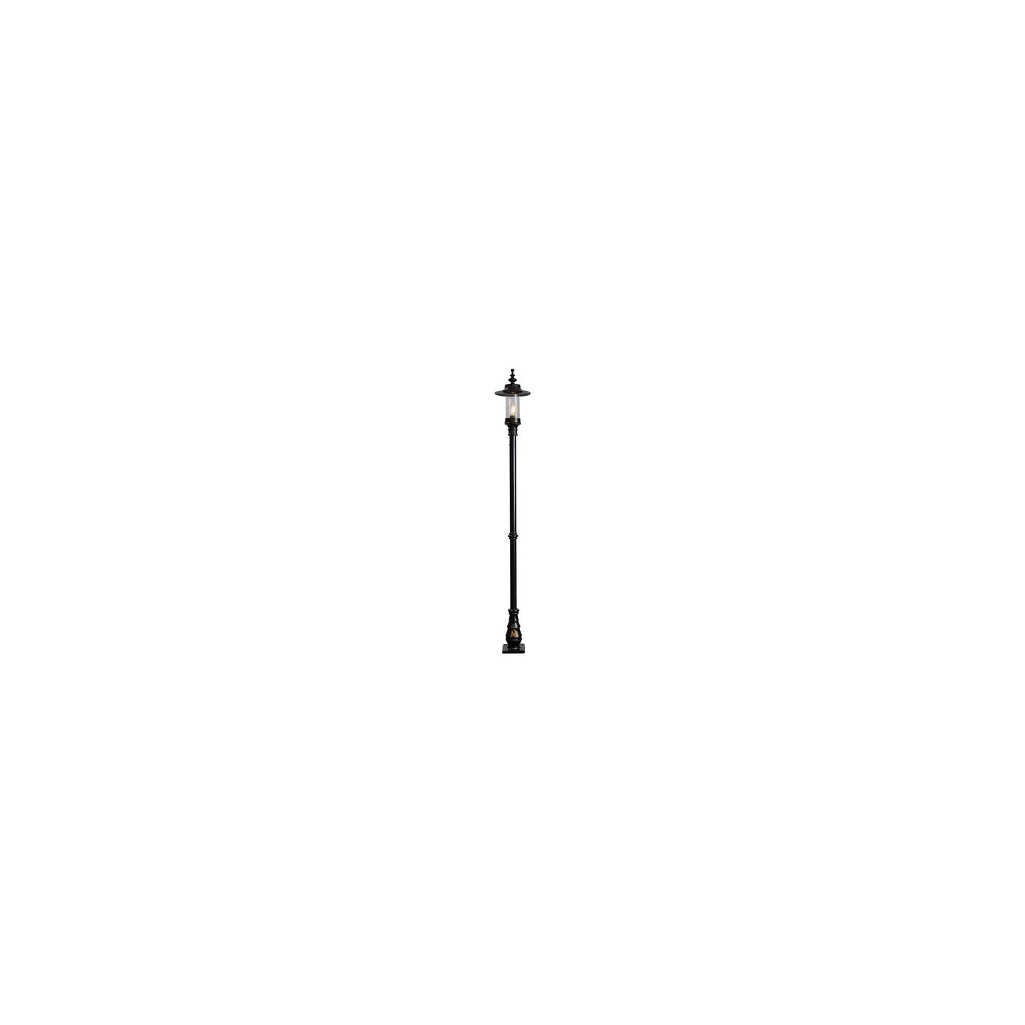 Georgian style lamp post in cast iron and steel 2.55m