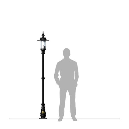 Harte Courtyard Outdoor Post Light