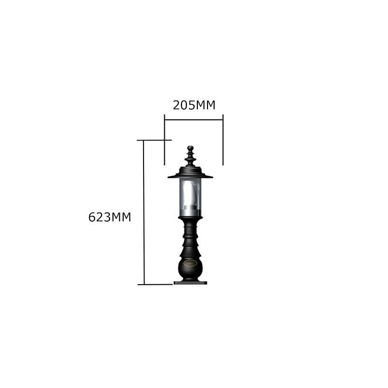 Harte Courtyard Outdoor Post Light