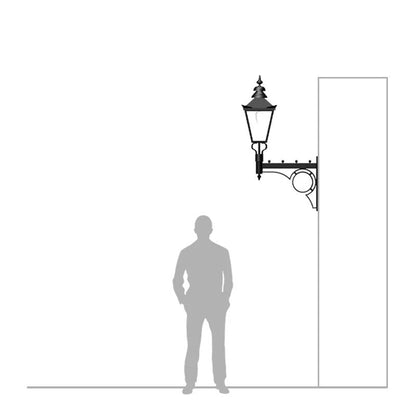 Harte Traditional Outdoor Wall Light