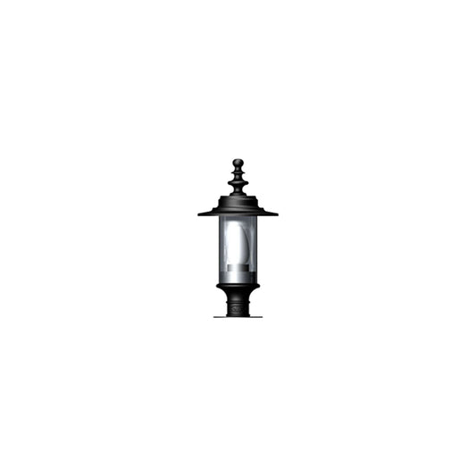 Georgian style pier light in cast iron and steel 0.39m