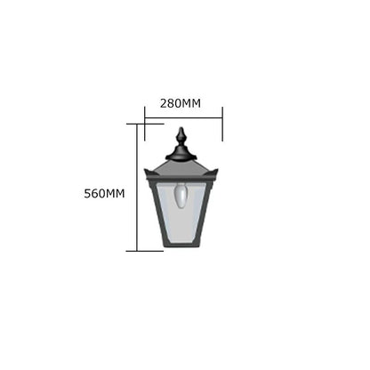 Harte Traditional Outdoor Wall Light